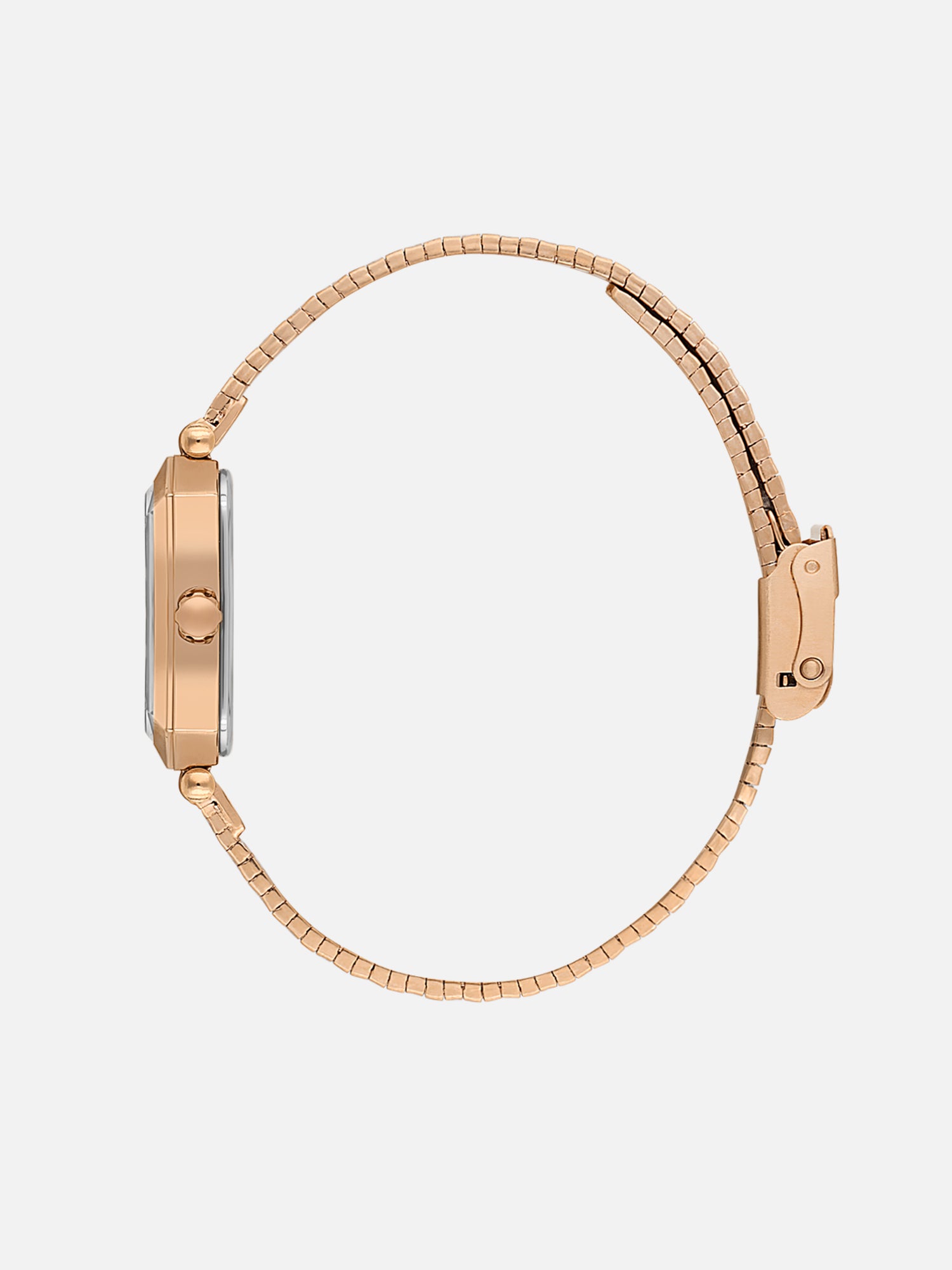 Daniel Klein Analog White Mop Round Dial Pink Rose Gold Case Pink Rose Gold Strap Quartz Water-Resistant Wrist Watch for Women Girls, Ladies DK.1.14178-5