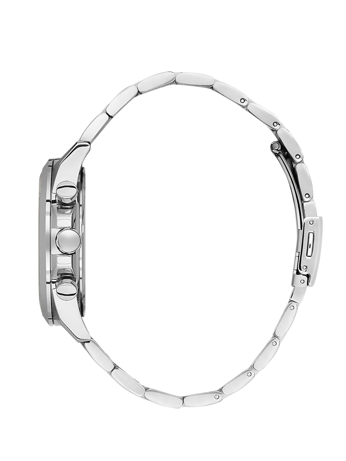 Daniel Klein Analog Dark Blue Round Dial Silver Case Silver Strap Quartz Water-Resistant Wrist Watch for Men Boys DK.1.14245-3