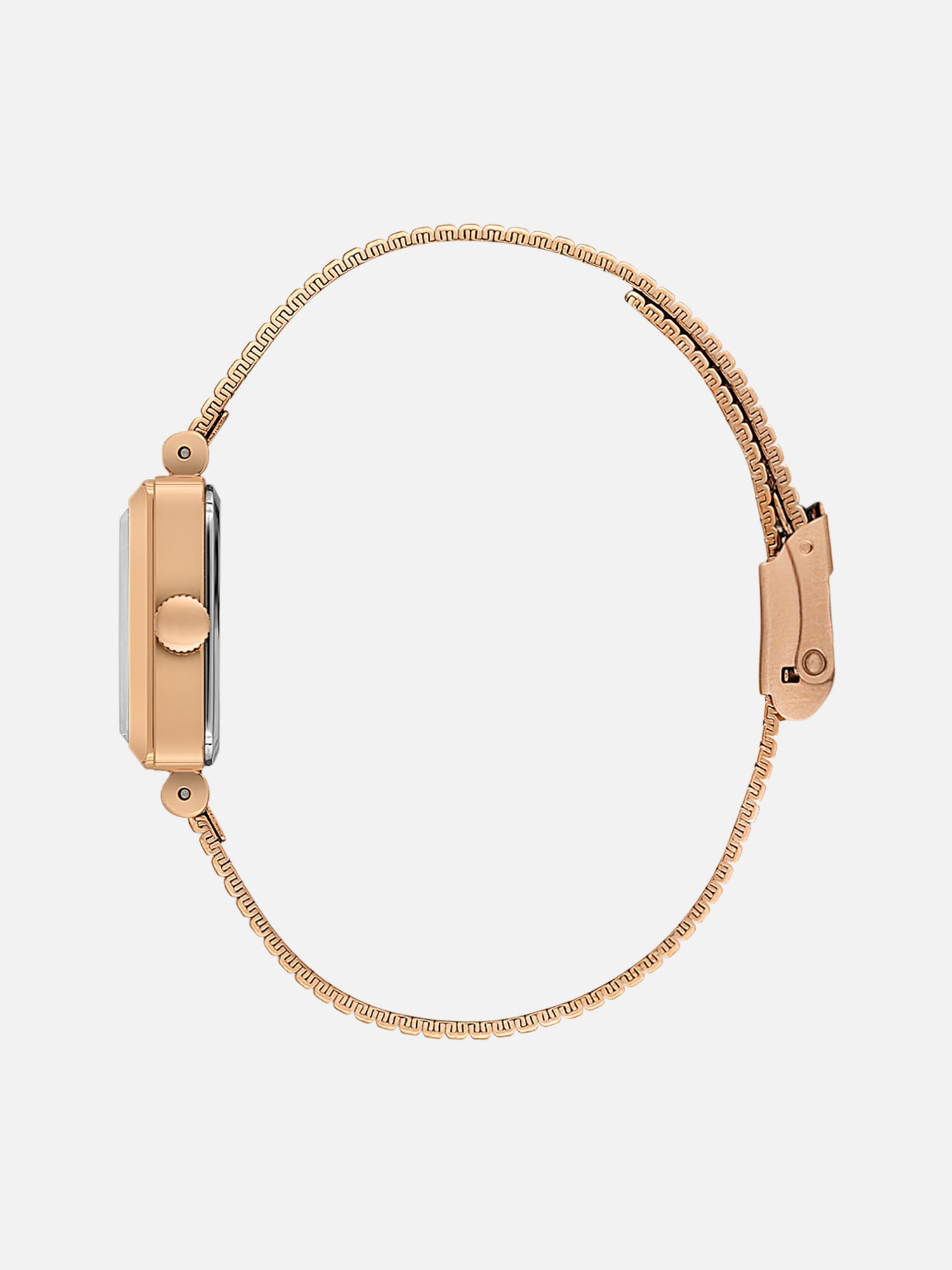 Daniel Klein Analog White Round Dial Pink Rose Gold Case Pink Rose Gold Strap Quartz Water-Resistant Wrist Watch for Women Girls, Ladies DK.1.14179-3