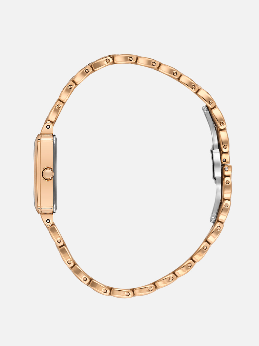 Daniel Klein Analog L.R.Gold Round Dial Pink Rose Gold Case Pink Rose Gold Strap Quartz Water-Resistant Wrist Watch for Women Girls, Ladies DK.1.14158-5