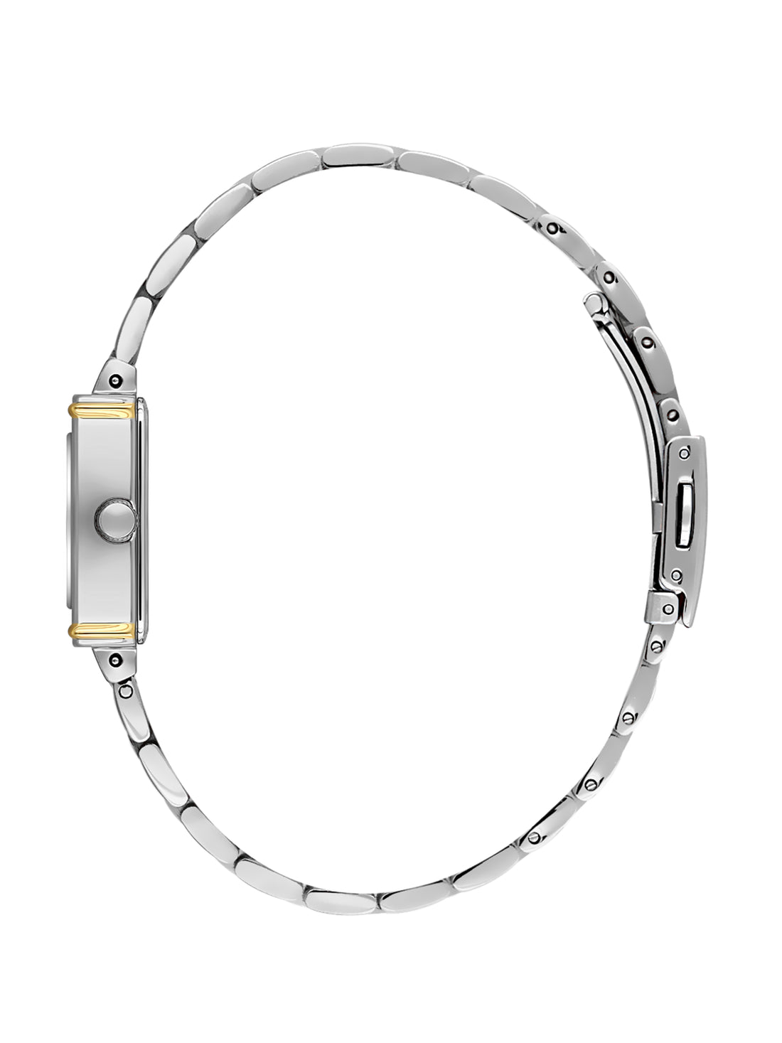 Daniel Klein Analog White Mop Round Dial Silver and Gold Case Silver and Gold Strap Quartz Water-Resistant Wrist Watch for Women Girls, Ladies DK.1.14168-3