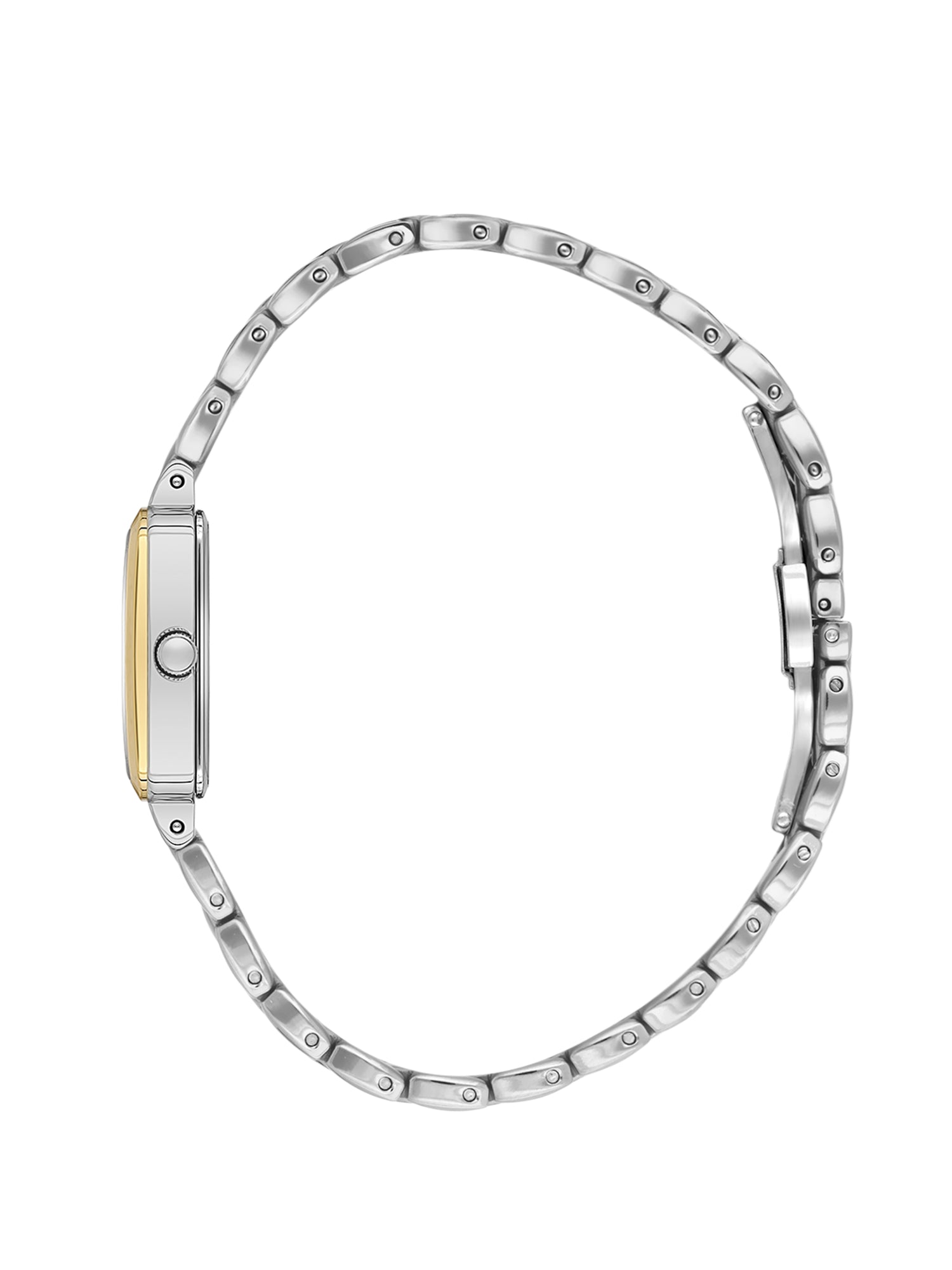 Daniel Klein Analog Dark Green Round Dial Silver and Gold Case Silver and Gold Strap Quartz Water-Resistant Wrist Watch for Women Girls, Ladies DK.1.14158-4