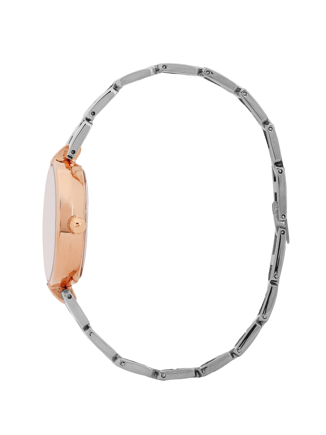 &quot;Daniel Klein Women’s Rose &amp; Silver Two-Tone Bracelet Watch – Bold Blue Dial, Premium Design &quot;