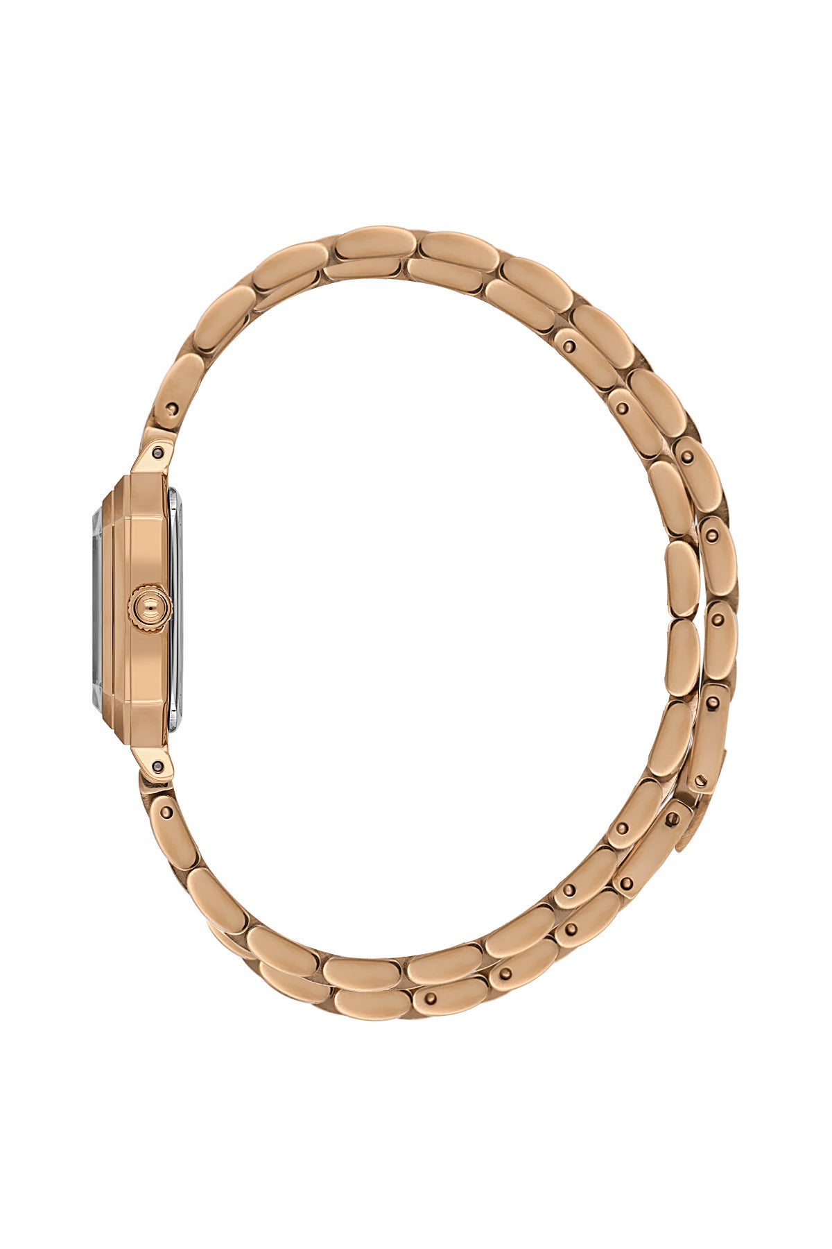 Daniel Klein Light Rose Gold Dial Pink Rose Gold Strap Women’s Analog Watch DK.1.14098-5