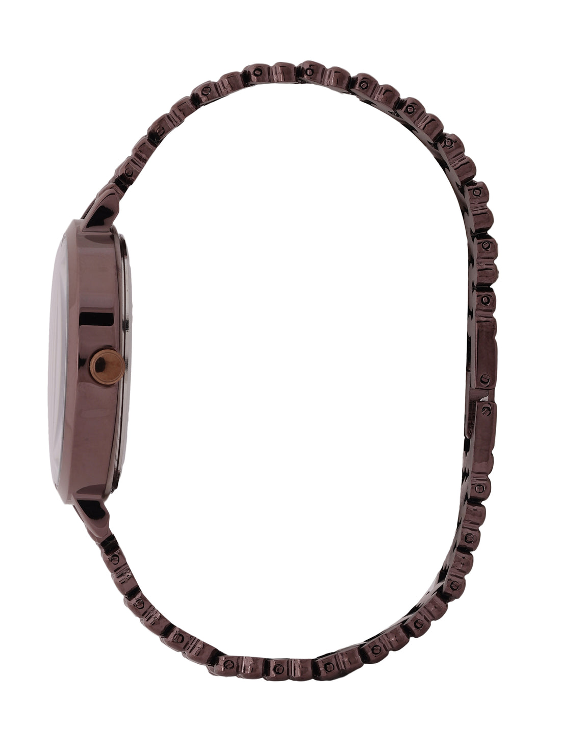 &quot;Daniel Klein Women’s Brown Bracelet Watch – Elegant Silver Dial, Classic Design &quot;