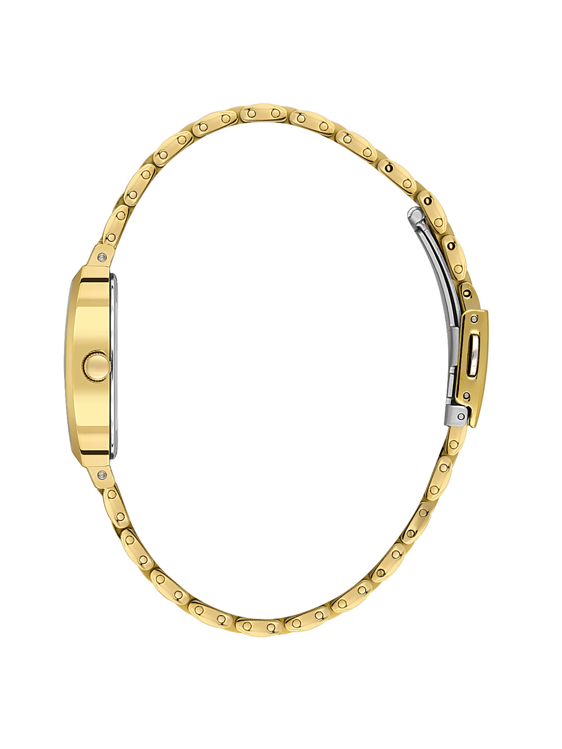 Daniel Klein Analog Silver Round Dial Gold Case Gold Strap Quartz Water-Resistant Wrist Watch for Women Girls, Ladies DK.1.14165-2