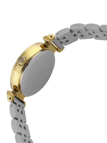 Daniel Klein Women Embellished Dial &amp; Stainless Steel Straps Analogue Watch DK.1.13958-4