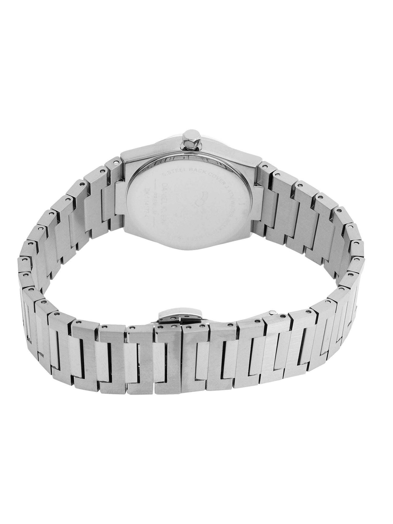 Daniel Klein Analog Blue Round Dial Silver Case Silver Strap Quartz Water-Resistant Wrist Watch for Women Girls, Ladies DK.1.14177-2