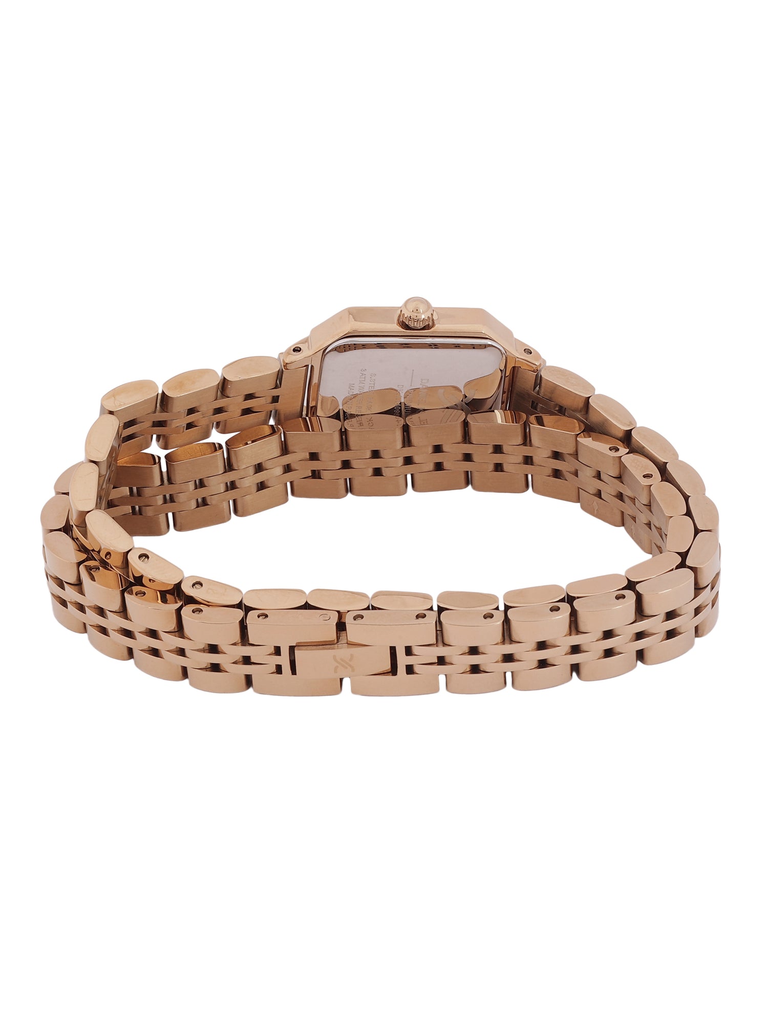 Daniel Klein Light Rose Gold Dial Pink Rose Gold Strap Women’s Analog Watch DK.1.14098-5