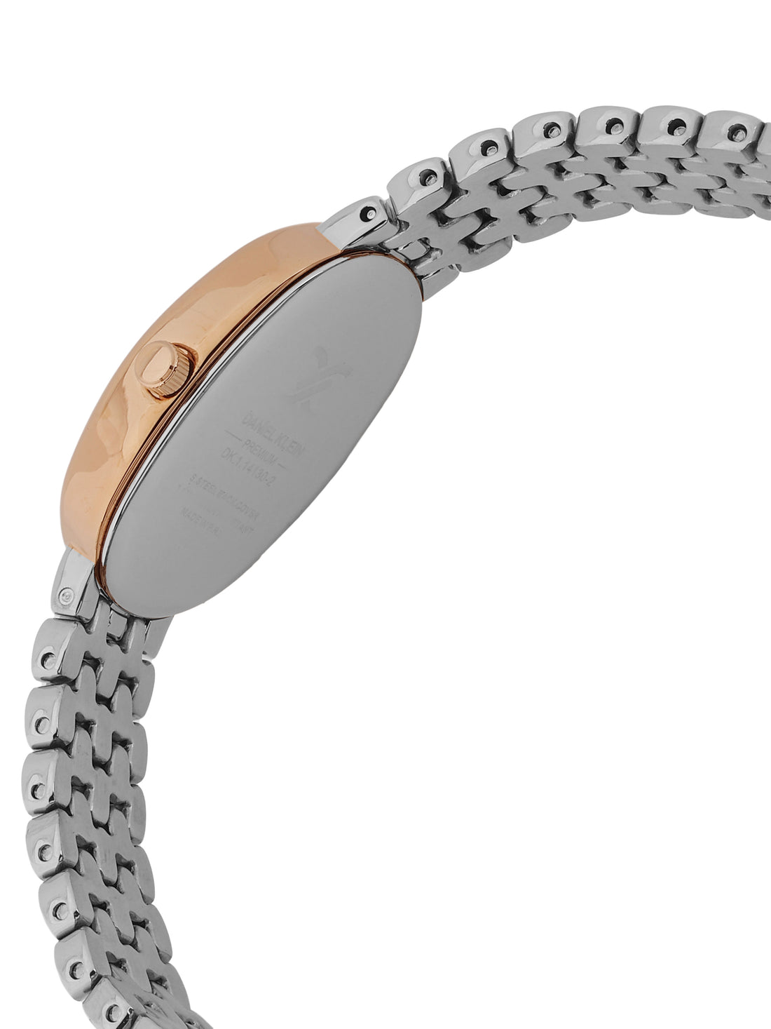 Daniel Klein Silver Dial Two-Tone Women’s Analog Watch DK.1.14130-6