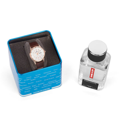 Daniel Klein Timepiece &amp; Fragrance Refined Duo - DKC001-4