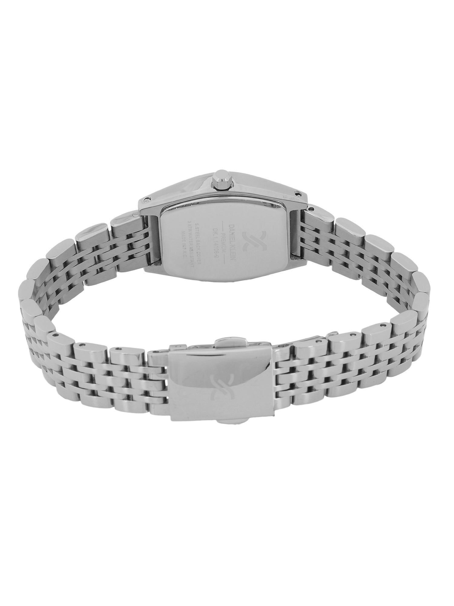 Daniel Klein Silver Dial Silver Strap Women’s Analog Watch DK.1.14106-1