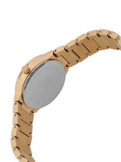 Daniel Klein Light Rose Gold Dial Silver–Rose Gold Strap Women’s Analog Watch DK.1.14110-5