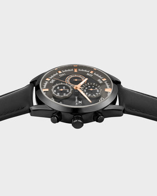 Grey Dial with leather strap watch for men - DK.1.14291-3