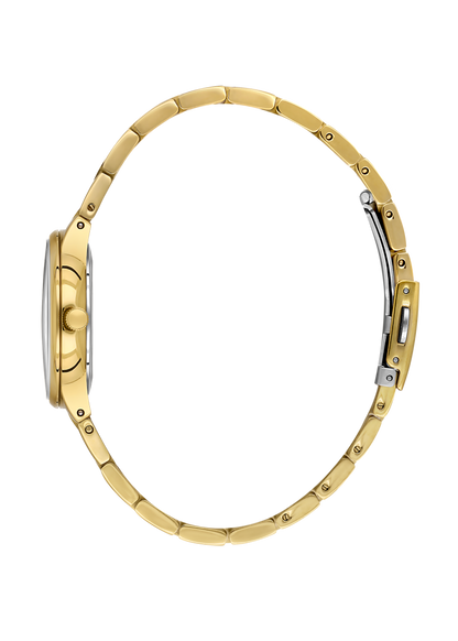 Daniel Klein Light Champagne Dial Gold Women’s Analog Watch DK.1.14136-2