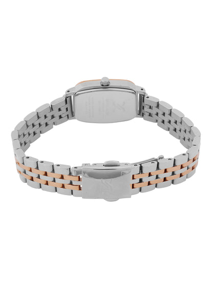 Daniel Klein Silver Dial Two-Tone Women’s Analog Watch DK.1.14127-6