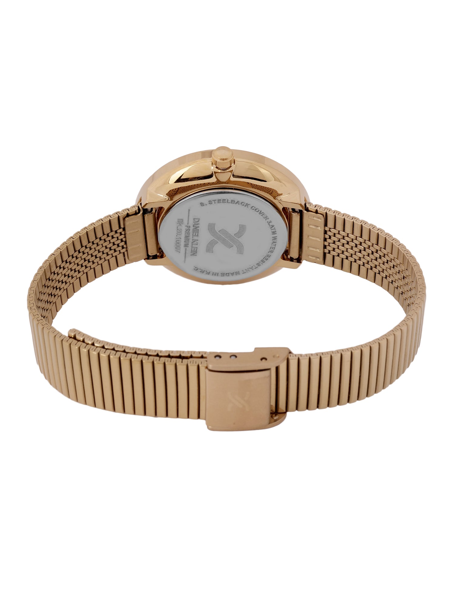 &quot;Daniel Klein Women’s Gold Watch – Luxury Green Dial, Stylish Bracelet Design &quot;