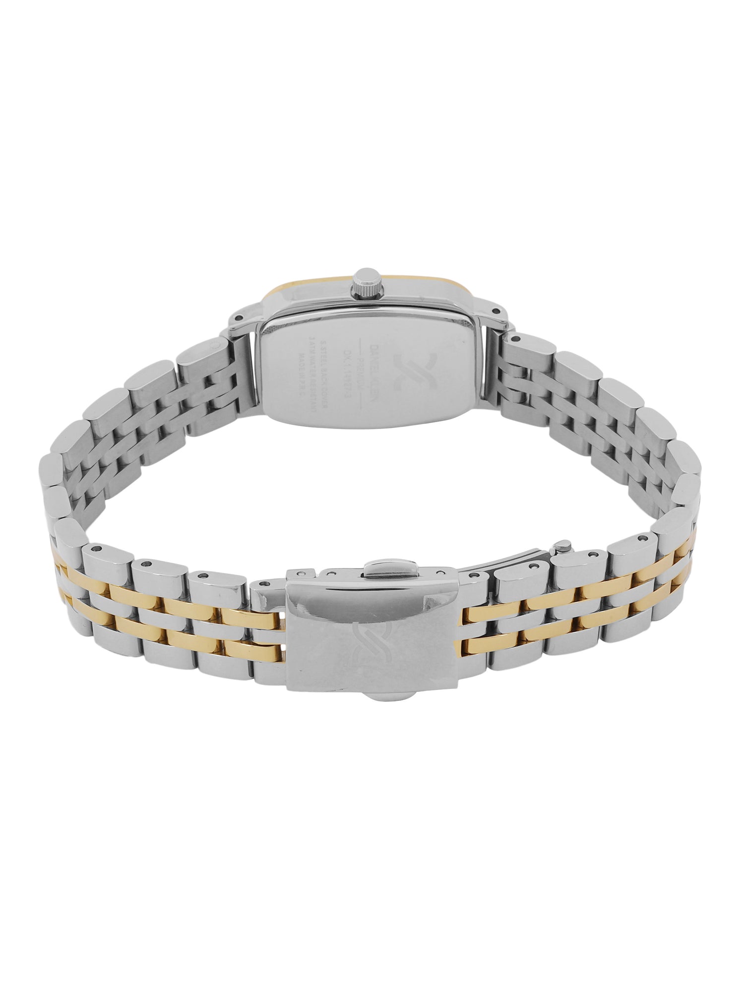 Daniel Klein Silver Dial Two-Tone Strap Women’s Analog Watch DK.1.14127-4