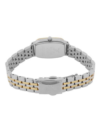 Daniel Klein Silver Dial Two-Tone Strap Women’s Analog Watch DK.1.14127-4