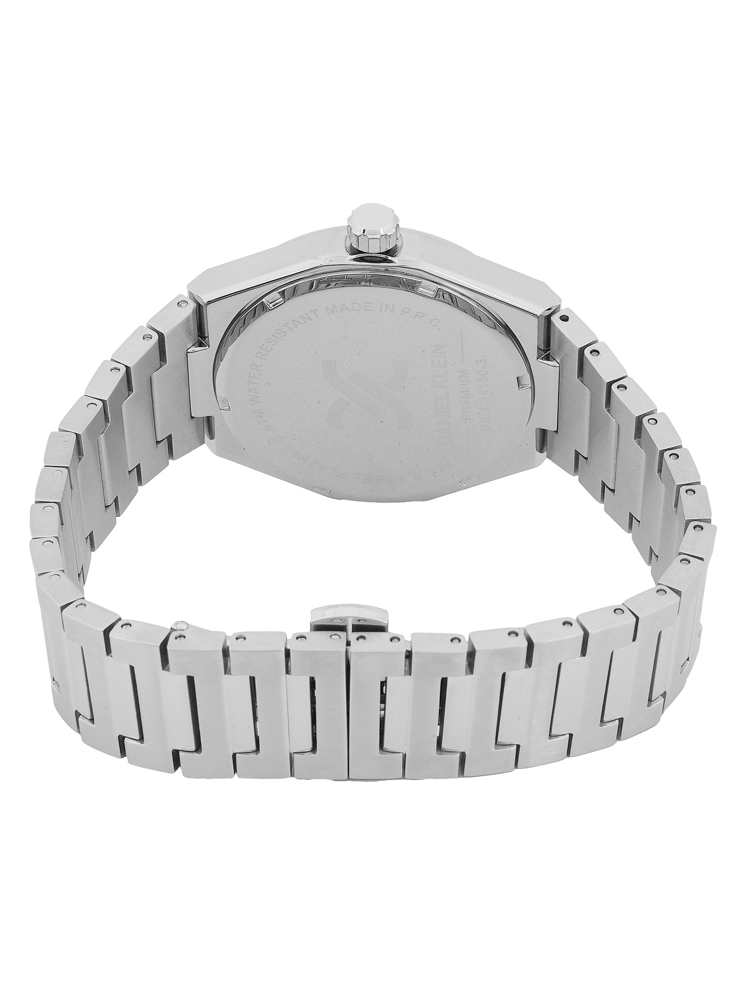 Daniel Klein Silver Dial Silver Strap Men’s Analog Watch DK.1.14150-1