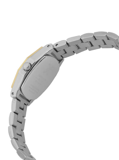 Daniel Klein Silver Dial Silver–Gold Strap Women’s Analog Watch DK.1.14113-4