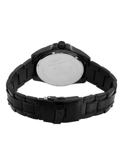 Daniel Klein Analog Green Round Dial Black Case Black Strap Quartz Water-Resistant Wrist Watch for Men Boys DK.6.14202-6