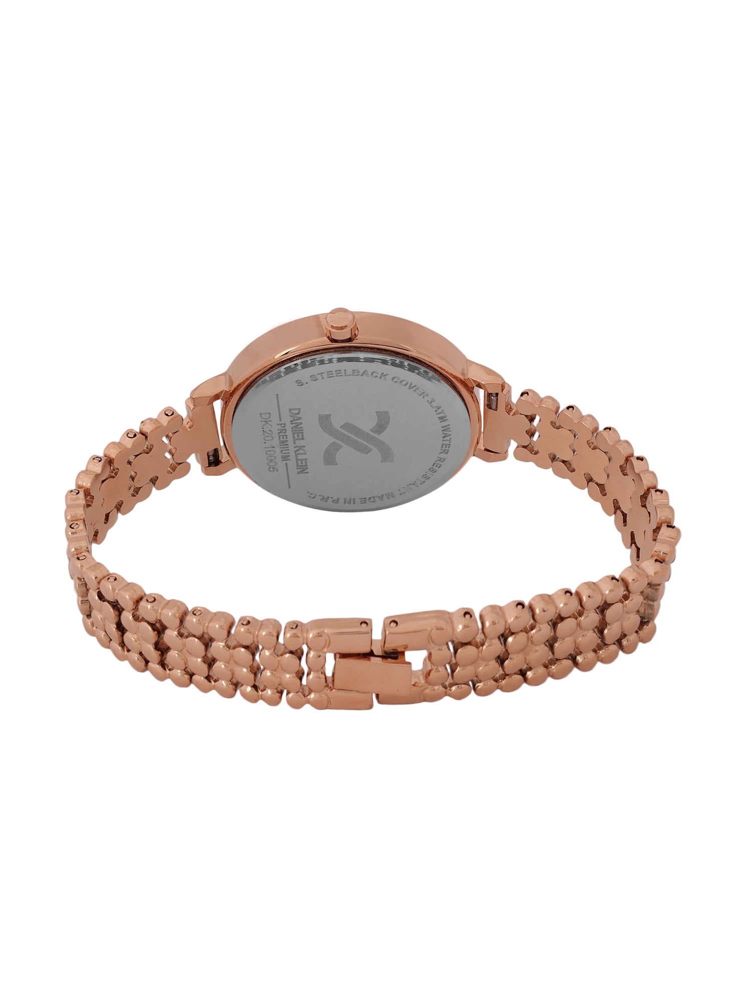 &quot;Daniel Klein Women’s Rose Gold Bracelet Watch – Elegant Blue Dial, Premium Style &quot;
