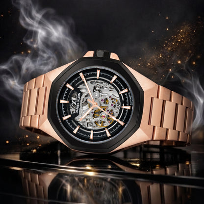 Men’s Luxury Skeleton Dial Automatic Watch | Premium Designer Wrist Watch for Men