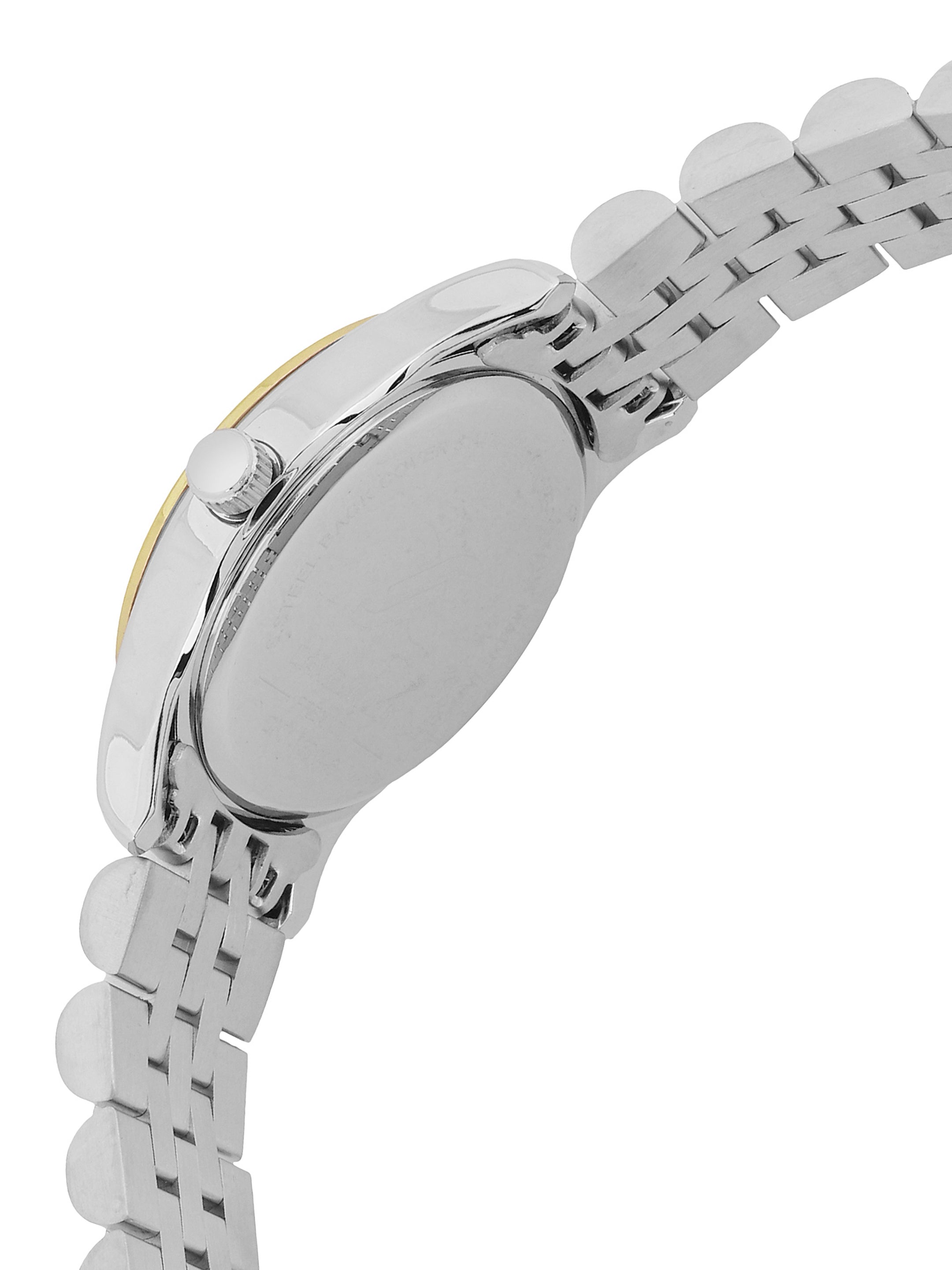 Daniel klein Premium Lady IPS/IPG Dark Green MOP Sunray Dial Stone Stainless Steel Watch DK.1.13914-5