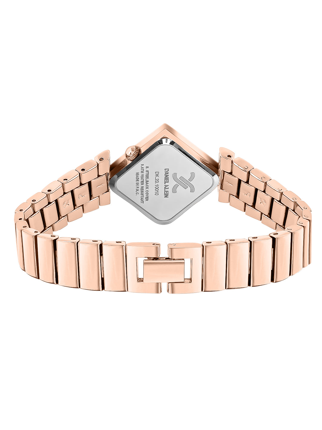 Daniel Klein Women Analog Watch | Rose Gold Case | Rose Gold Dial | Rose Gold Strap | 30 mm | Water Resistant 3 ATM | DK.20.10010-2