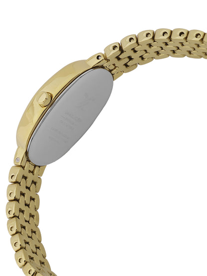 Daniel Klein Light Champagne Dial Gold-Tone Women’s Analog Watch DK.1.14130-2