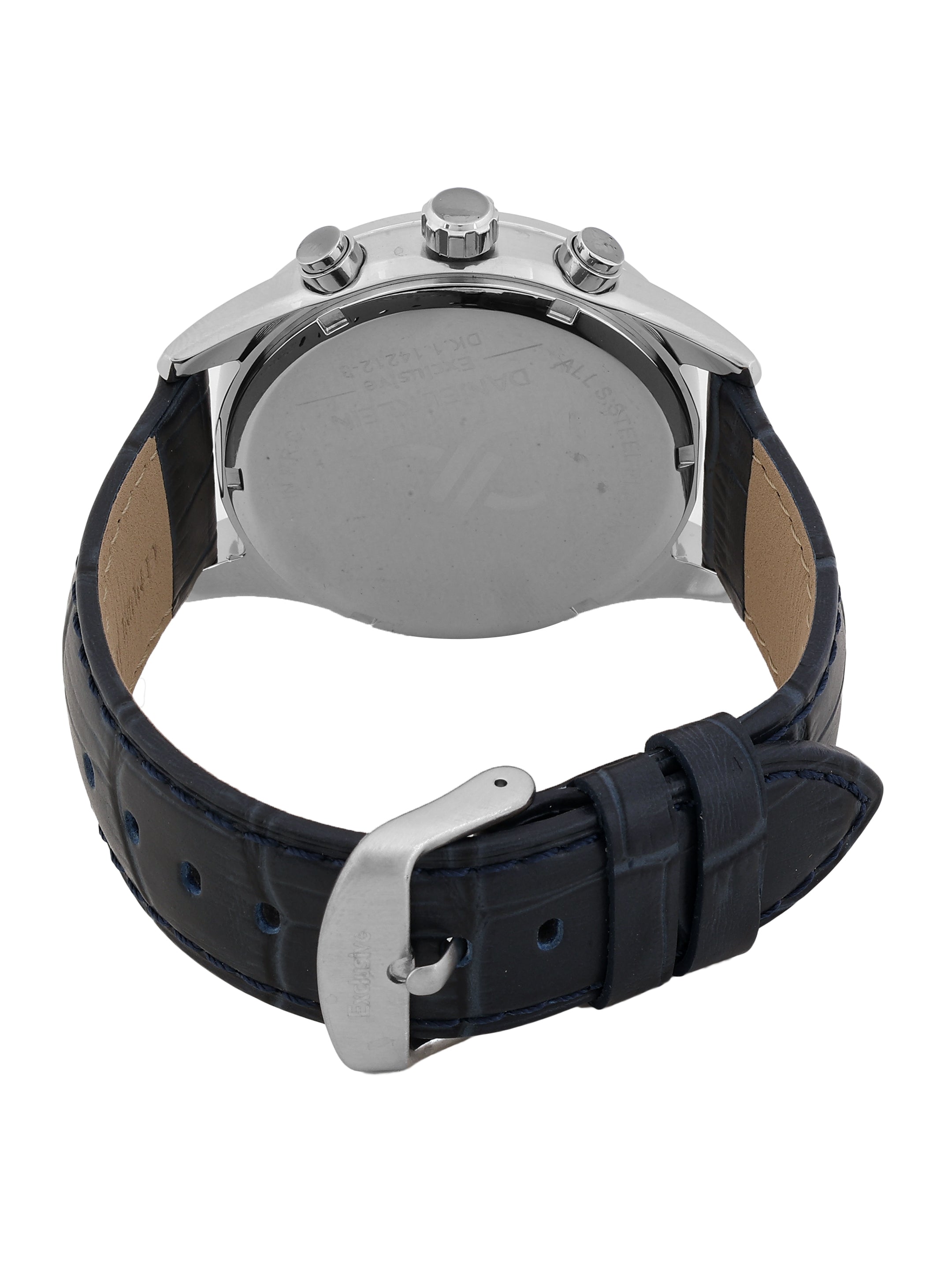 Daniel Klein Exclusive Dark Blue Dial Dark Blue Strap Men’s Analog Watch DK.1.14212-3