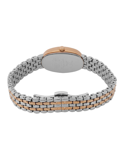 Daniel Klein Silver Dial Two-Tone Women’s Analog Watch DK.1.14130-6