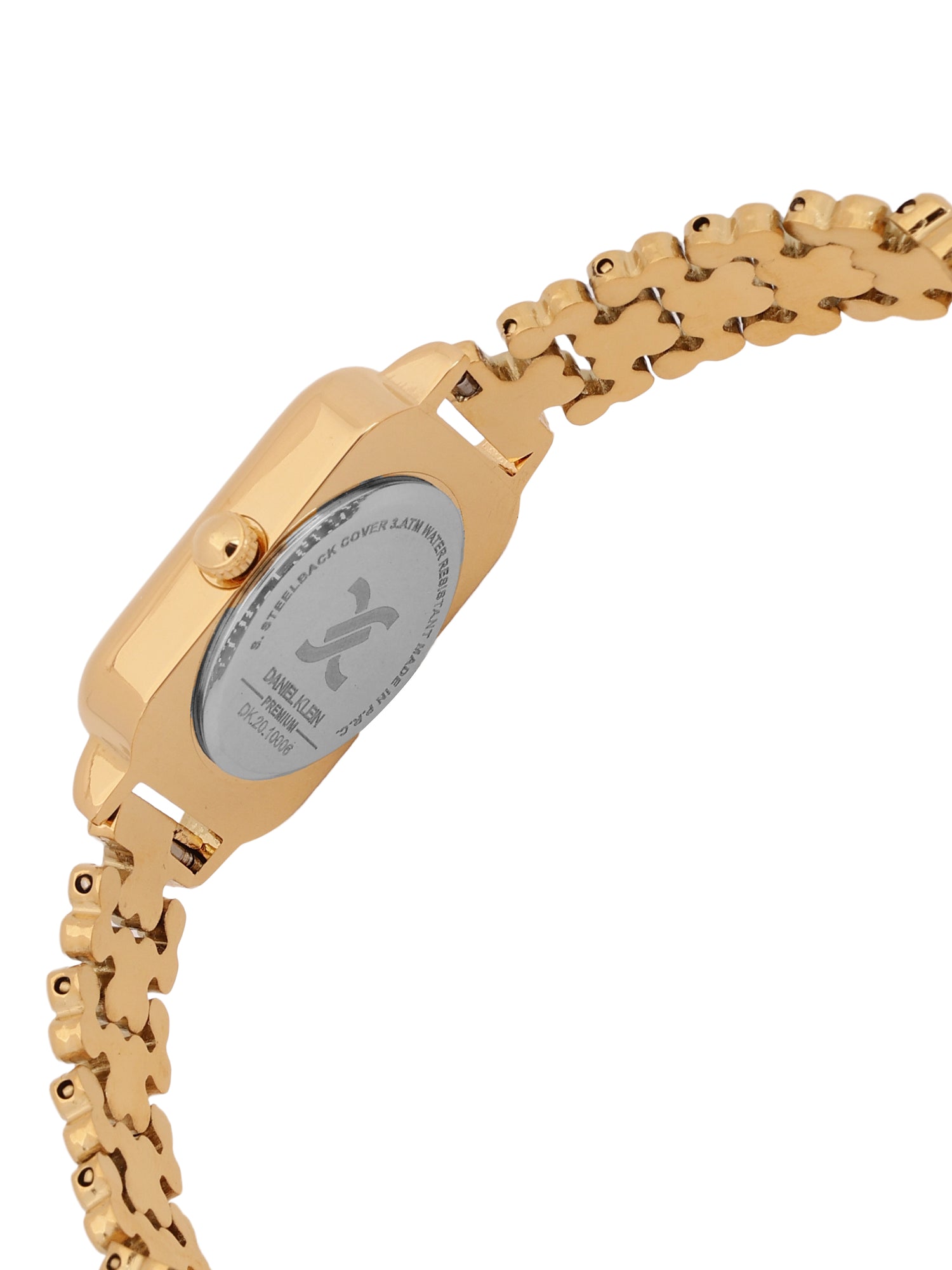 &quot;Daniel Klein Women’s Gold Bracelet Watch – Elegant Silver Dial, Premium Look &quot;