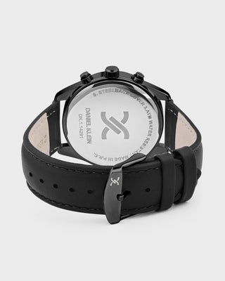 Grey Dial with leather strap watch for men - DK.1.14291-3