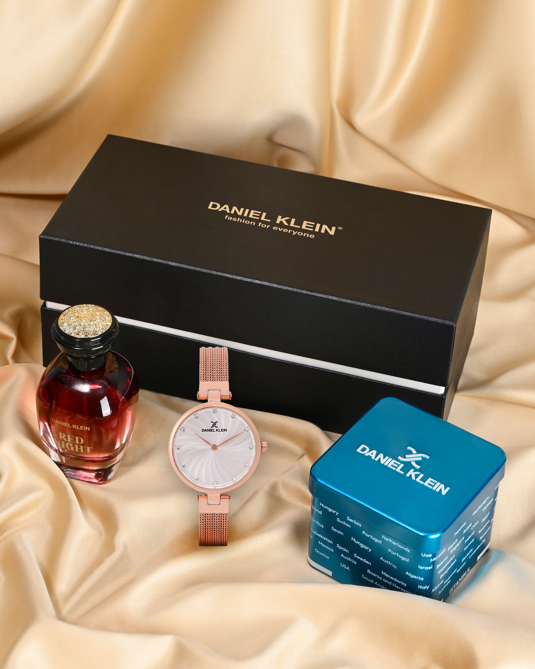 Daniel Klein Watch & Perfume Set for Women - DKC002-1