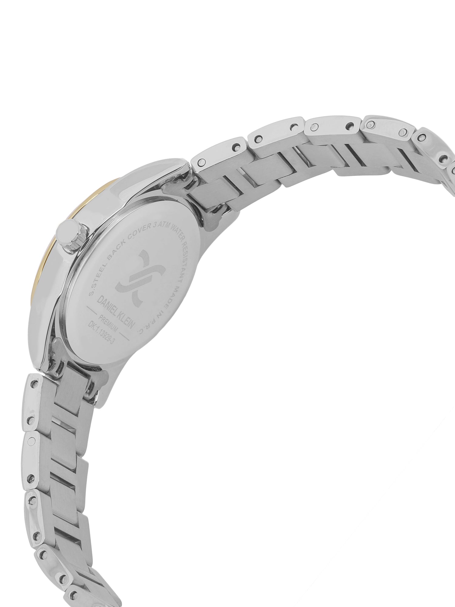 Daniel klein Premium Lady Dark Green Mother of Pearl Gold-Silver Watch DK.1.13929-5