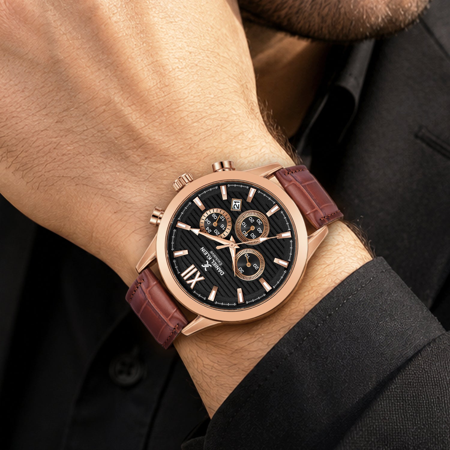 Daniel Klein Classic Multifunction Watch for Men