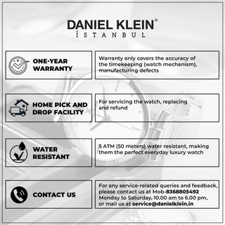 Daniel Klein Premium Men Grey Dial Analogue Watch