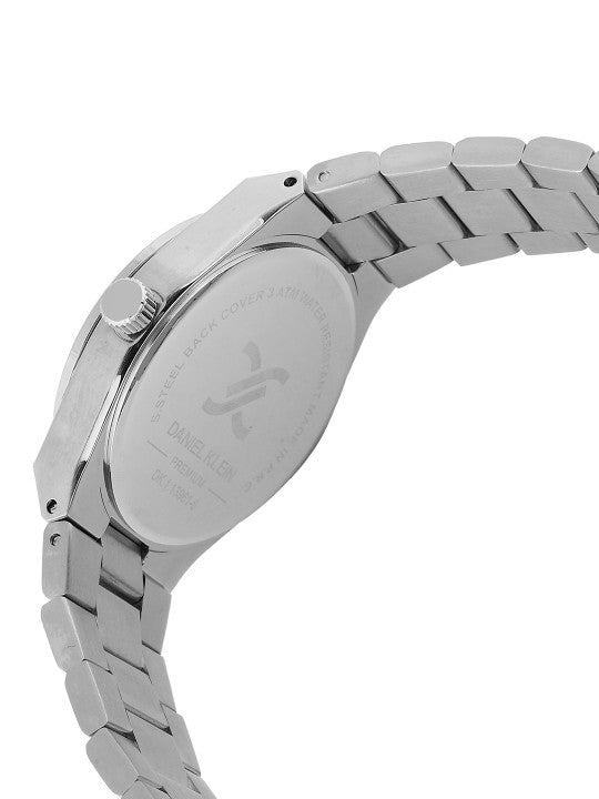 Daniel Klein Women Round Dial &amp; Stainless Steel Straps Analogue Watch DK.1.13961-5