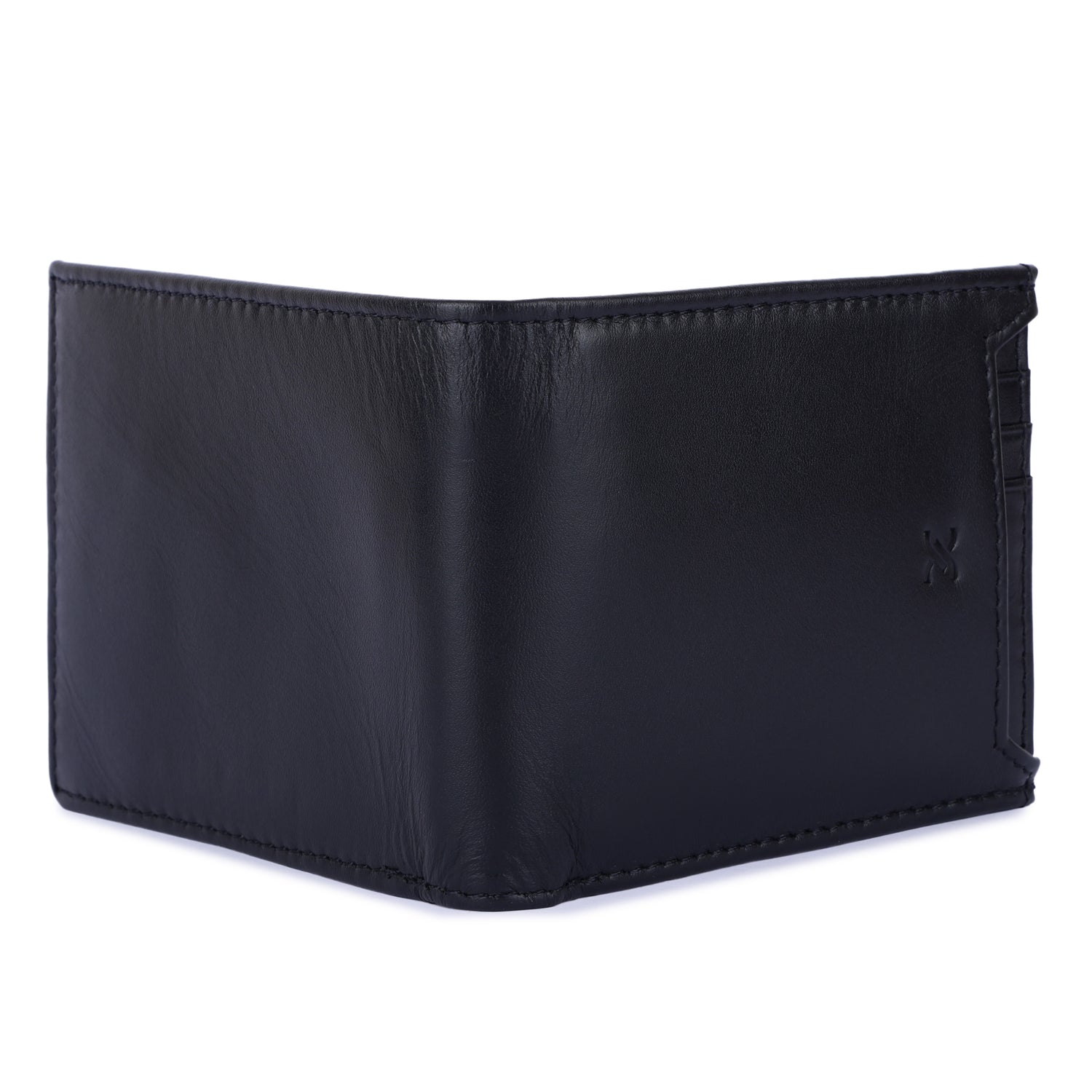 Daniel Klein Men’s Genuine Leather Wallet – Slim Black Edition with Detachable Card Holder