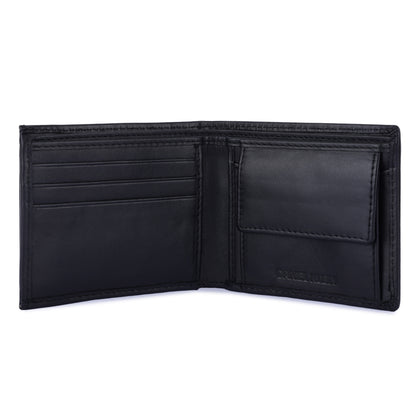 Daniel Klein Men’s Genuine Leather Wallet – Slim Black Edition with Detachable Card Holder