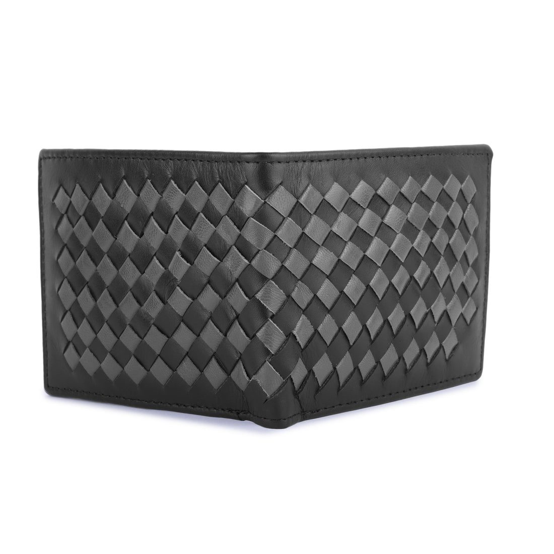 Daniel Klein Exclusive Men’s Genuine Leather Wallet - Black with Grey Color