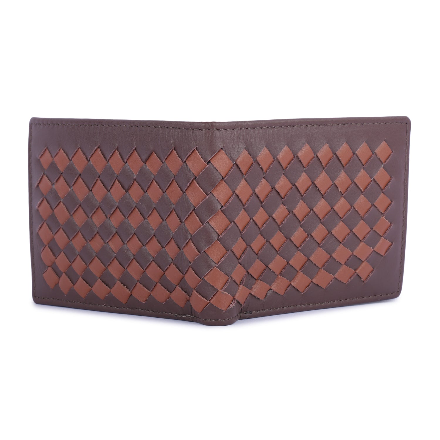 Daniel Klein Exclusive Men’s Genuine Leather Wallet - Tan with Brown Color