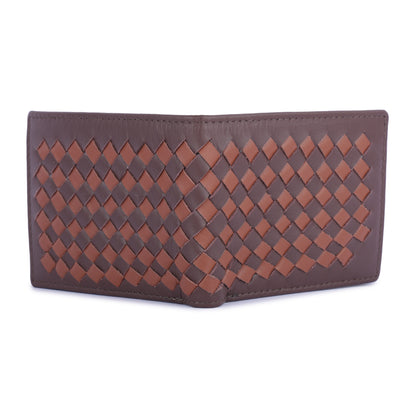 Daniel Klein Exclusive Men’s Genuine Leather Wallet - Tan with Brown Color