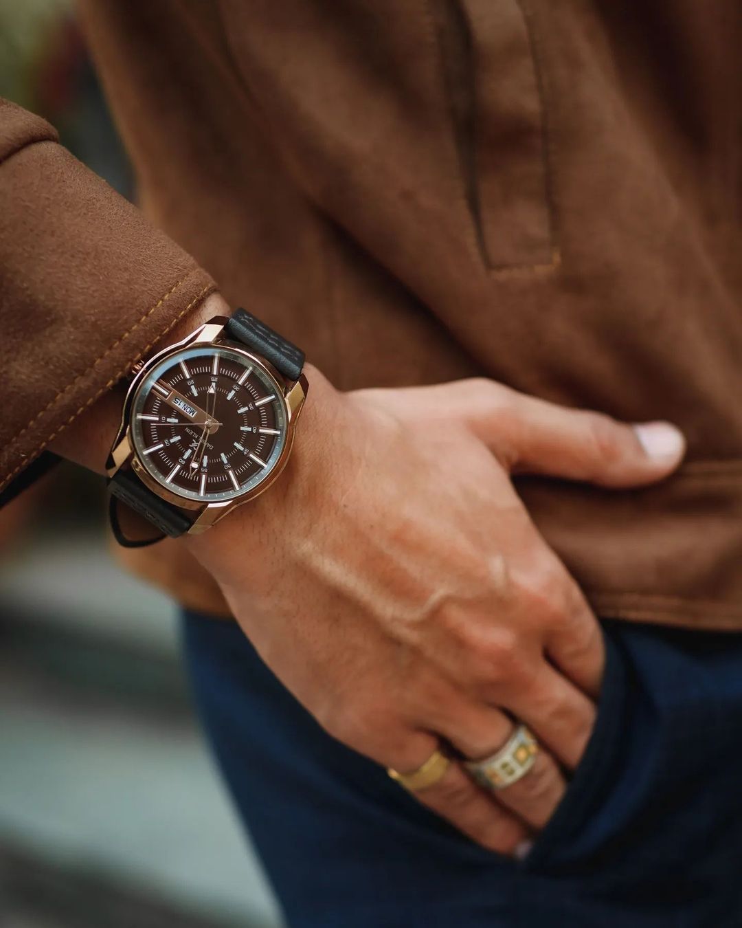 Daniel Klein Premium Men Brown Dial Watch