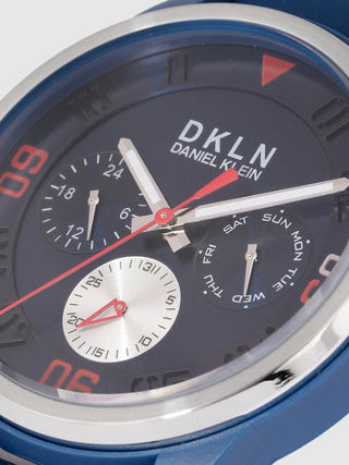 Daniel Klein DKLN Men Blue Dial Watch