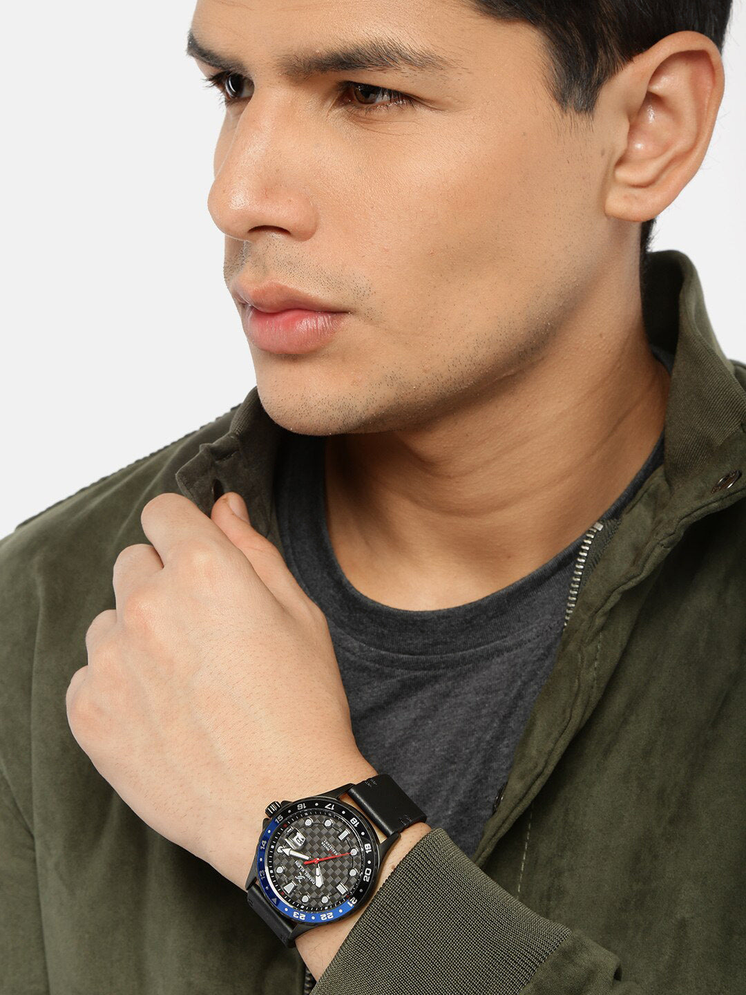 Daniel Klein Premium Men Gun Black Dial Analogue Watch