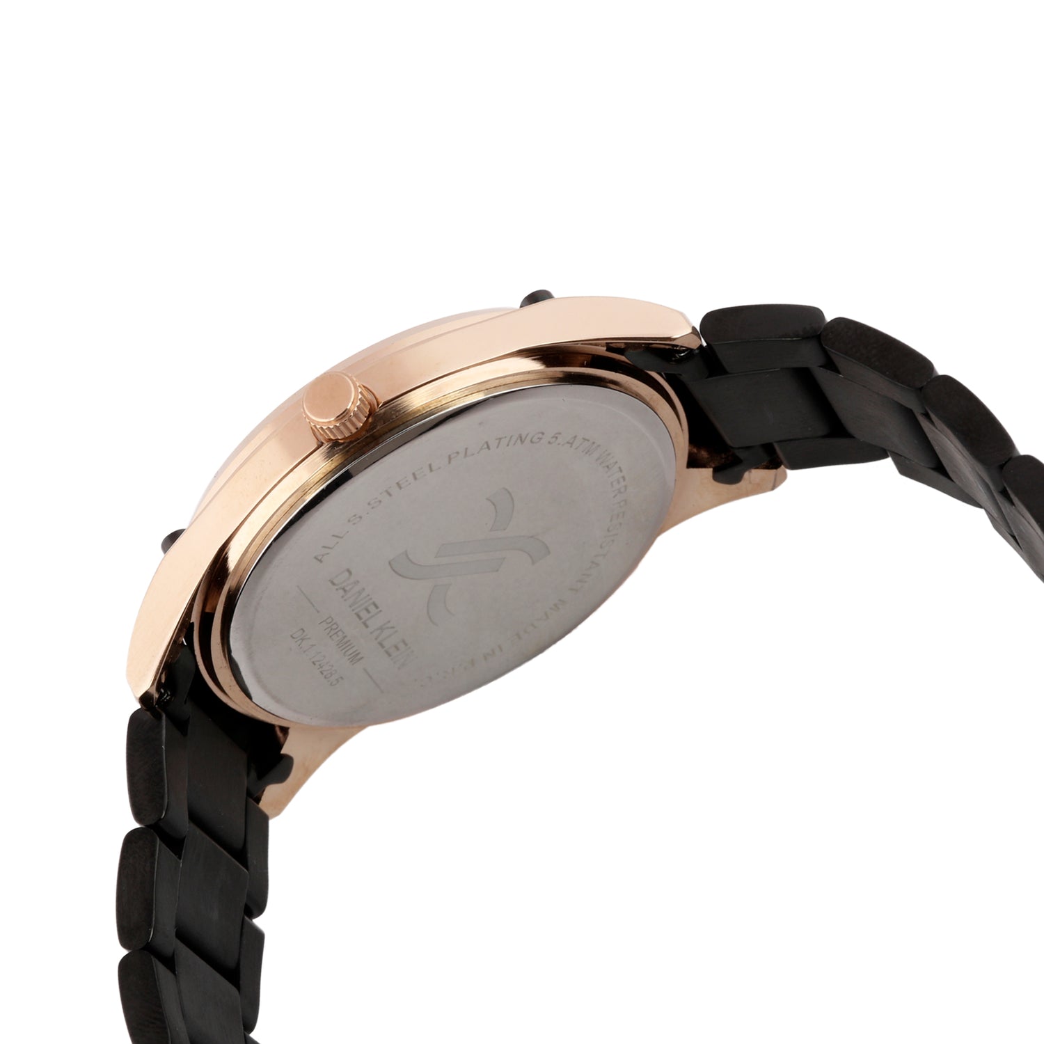 Daniel Klein Premium Men Gun Black Dial Analogue Watch