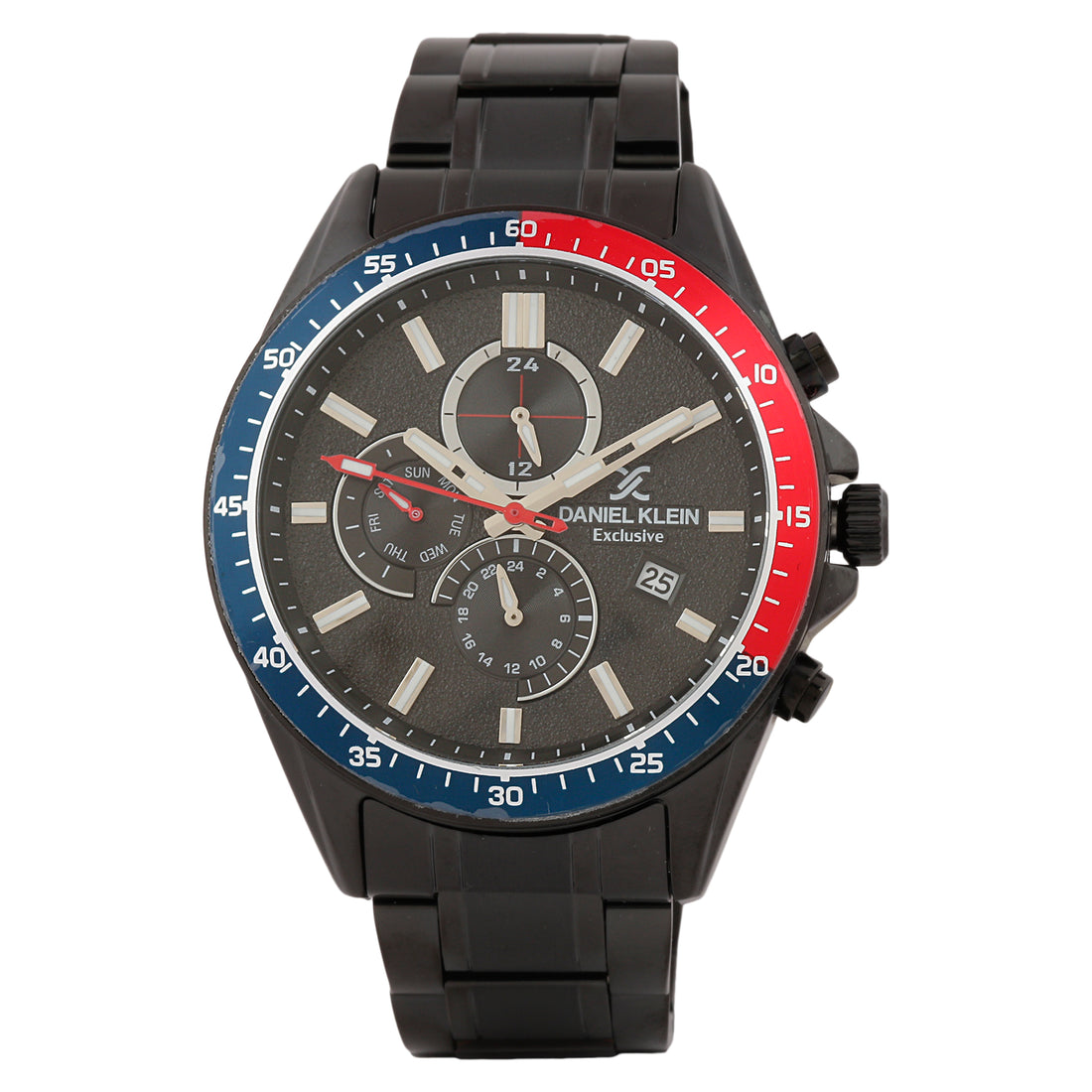 Daniel Klein Exclusive Men Gun Black Dial Analogue Watch